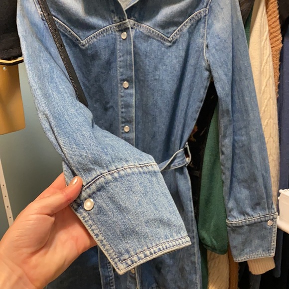 NWOT Reformation western denim dress - Picture 4 of 6